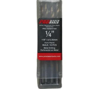 BROCA PARA METAL 1/4" (PAQ 10PZAS) ## PRO-HSSB031400 ## PROMAKER