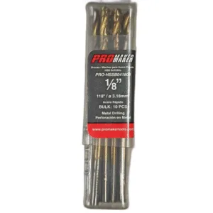 BROCA PARA METAL 1/8" (PAQ 10PZAS) ## PRO-HSSB041800 ## PROMAKER