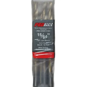BROCA PARA METAL 15/64" (PAQ 10PZAS) ## PRO-HSSB101564 ## PROMAKER