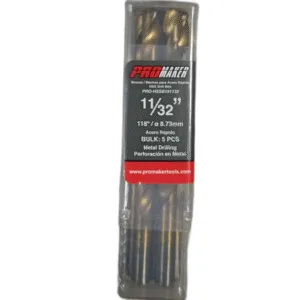 BROCA PARA METAL 11/32" (PAQ 5PZAS) ## PRO-HSSB191132 ## PROMAKER