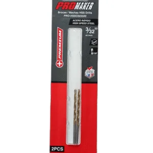 BROCA PARA METAL 3/32" (BLISTER 2PZAS) ## PRO-HSSC023320 ## PROMAKER
