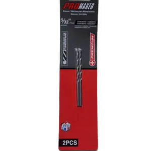 BROCA P/CONCRETO 5/32" x 75mm (BLISTER 2PZAS) ## PRO-DRIL025320 ## PROMAKER