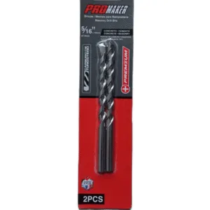 BROCA P/CONCRETO 5/16" x 120mm (BLISTER 2PZAS) ## PRO-DRIL065160 ## PROMAKER