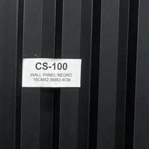 WALLPANEL PVC NEGRO 0,16 x 2,90m ## CS-100 ## D-ABET