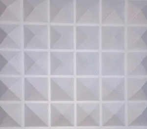 PANEL 3D S038 CUADROS PIRAMIDE 1mm 0,50 x 0,50m