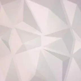 PANEL 3D D094 ROMBOS BLANCO 1mm 0,50 x 0,50m