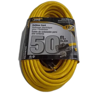 EXTENSION P/EXTERIOR 12/3 X 50 FT AMARILLO ## 436-6472 ## POWERZONE