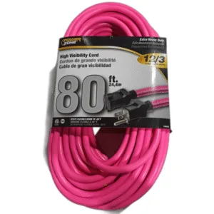 EXTENSION P/EXTERIOR 12/3 X 80 FT ROSA NEON ## 438-0333 ## POWERZONE