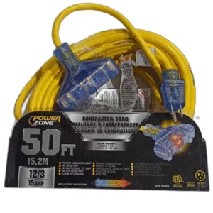 EXTENSION 12/3 PRO TRIPLE TAP 50FT ## 760-6908 ## POWER ZONE