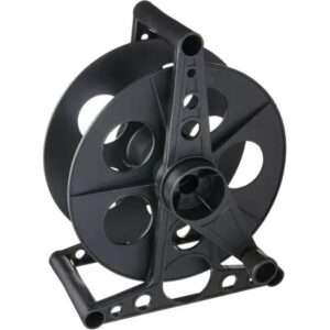 CARRETE P/ALMACENAR CABLE C/SOPORTE DE PLASTICO NEGRO ## 307-0869 ## POWERZONE
