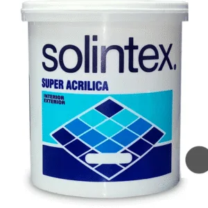 38001 PINTURA SUPER ACRIL GRIS ONIX 1G - SOLINTEX