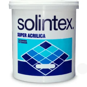 38101 PINTURA SUPER ACRIL GRIS PLATINO 1G - SOLINTEX