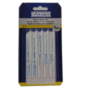 JUEGO DE HOJAS P/CALADORA BASE "T" 5PCS ## 719-2271 ## VULCAN