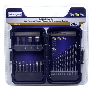 JUEGO DE BROCAS CON PUNTAS 24PCS ## 505-7872 ## VULCAN