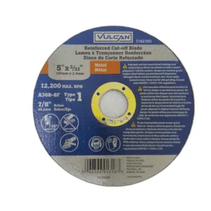 DISCO CORTE METAL 5"X3/32"X7/8" ## 719-2750 ## VULCAN