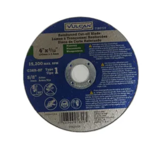 DISCO CORTE P/MAMPOSTERIA 4"X3/32"X5/8" ## 719-2727 ## VULCAN
