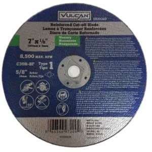 DISCO CORTE P/MAMPOSTERIA 7"X1/8"X5/8" ## 592-0269 ## VULCAN