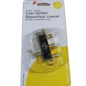 DIVISOR COAXIAL DE 3 VIAS 900MHZ ## VS1001SP3W ## ZENITH