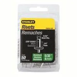 REMACHE DE ALUMINIO 5/32"x1/4" (50 PZAS) ## PAA54-5B ## STANLEY