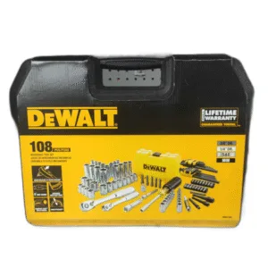 JUEGO DE HERRAMIENTAS MECANICAS (108 PZAS) ## DWMT73801 ## DEWALT