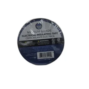CINTA ELECTRICA DE VINILO 3/4" X 66FT NEGRO (GRADO MEDIO) TEIPE ## 607 ## IPG