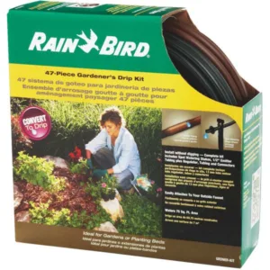KIT SISTEMA DE RIEGO POR GOTEO P/JARDINES (69.75m2) ## 174917B ## RAIN BIRD