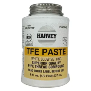 PASTA P/JUNTAS DE TUBERIA CON PTFE 8 OZ (TEFLON LIQUIDO) ## 023045 ## HARVEY