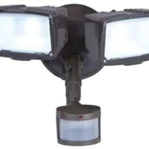 LAMPARA LED DOBLE C/SENSOR MOV. BRONZE 150W 180° ## MST18920L ## COOPER LIGHTING