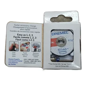DISCO DE CORTE C/MADRIL 1-1/2" P/DREMEL (5 PZAS) ## EZ406-02 ## DREMEL
