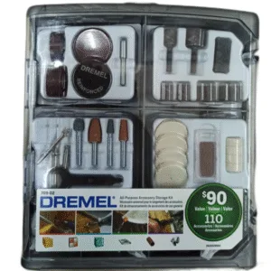 KIT DE ACCESORIOS P/HERRAMIENTA GIRATORIA (110 PZAS) ## 709-02 ## DREMEL
