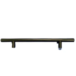 TIRADOR TIPO "T" ACERO INOX REDONDO NEGRO 250mm ## TIR.01.06 ## BARI