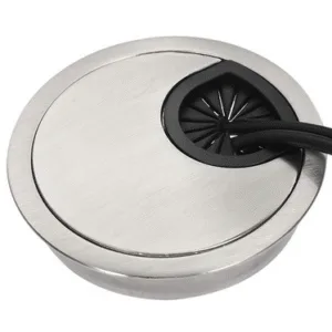 PASA CABLE METALICO SATINADO 60mm ## CAB.01.05 ## BARI