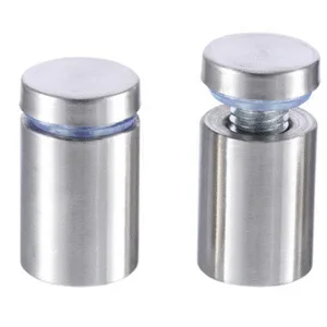 SEPARADOR DE VIDRIO ACERO INOX 25mm (4 PZAS) ## SEP.01.01 ## BARI