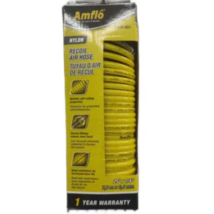 MANGUERA NEUMATICA AUTOENROLLABLE 1/4" X 25 FT ## 4-25E-RET ## AMFLO