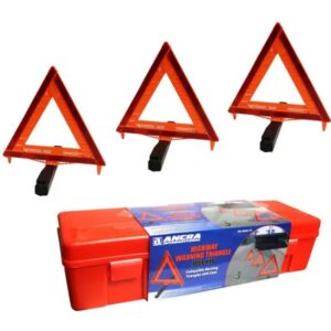 JUEGO DE TRIANGULOS DE ADVERTENCIA P/CARRETERAS (PACK 3 UNID) ## 50434-10 ## ANCRA