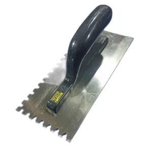 PALUSTRA DENTADA P/ALBAÑIL NEGRA ## 071942 ## LUXVEN