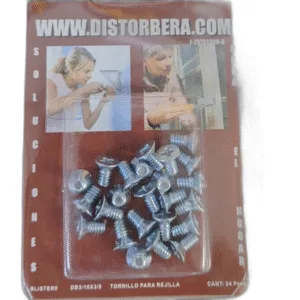 BLISTER 9 - TORNILLOS PARA REJILLA (ZINCADO) ## DB3/16X3/8 ## (NP)