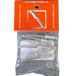 REMACHE DE ALUMINIO #66 -3/16" x 1/2" (6PZAS) ## 011 ## DISTORBLISTER