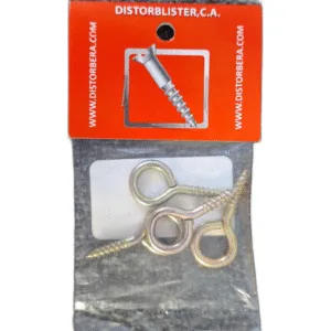 ALCAYATA TIPO OJO  #10 (4PZAS) ## 812 ## DISTORBLISTER