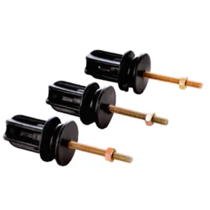 AISLADOR TEMPLADOR HZ C/PERNO 1/4" NEGRO ## HG-HZ ## HAGROY