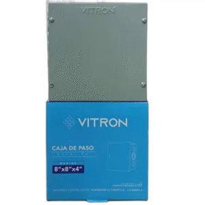 CAJA DE PASO 8"x8"x4" ## 03-007-046 ## VITRON