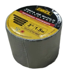 CINTA DE BUTILO ADHESIVA 7,5cm x 1,5m ## 09-018-045 ## EXXEL