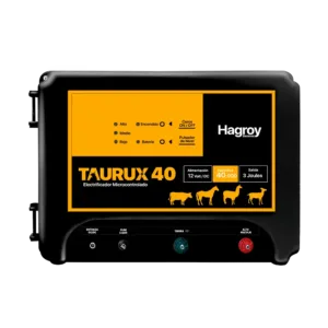ENERGIZADOR P/CERCO ELECT. GANADERO TAURUX 40KM 12V ## HG-TAURUX40K ## HAGROY