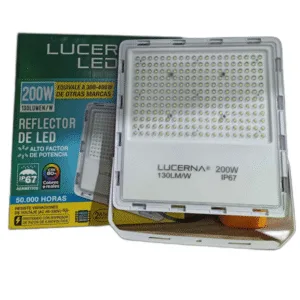 REFLECTOR LED ALTA POTENCIA LUCERNA # RP 200 B # 200W 6500K 110-220V (NP)
