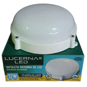 VAPOLETA LED REDONDA LUCERNA ## V12 IP65 ## 12W 6500K 110-220V