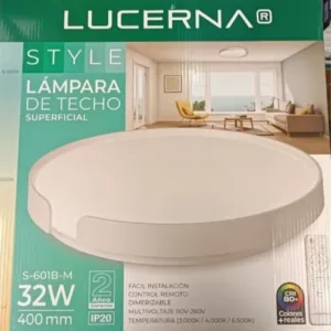 LAMPARA LED P/TECHOS BLANCA LUCERNA ## S-603B-M ## 32W 3000-6500K 110-220V
