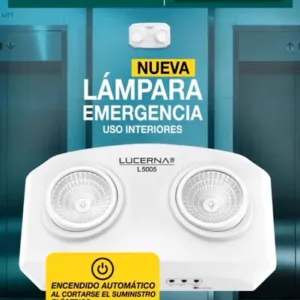 LAMPARA LED DE EMERGENCIA DOBLE FARO RECARG. LUCERNA ## L5005 ## 4V 1,6AH