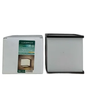 APLIQUE LED P/PARED NEGRO LUCERNA ## LP0641 ## 8W 3K 100-240V