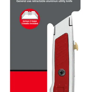 CUCHILLA DE ALUMINIO RETRACTIL (INCLUYE 3 HOJAS) ## PRO-CU106 ## PROMAKER
