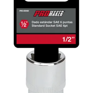 DADO CORTO HEX. CROMADO 1/2" x 1/2" ## PRO-DD452 ## PROMAKER